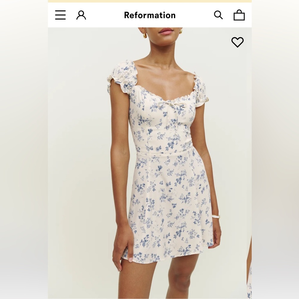 Reformation Pacey Dress in Lula